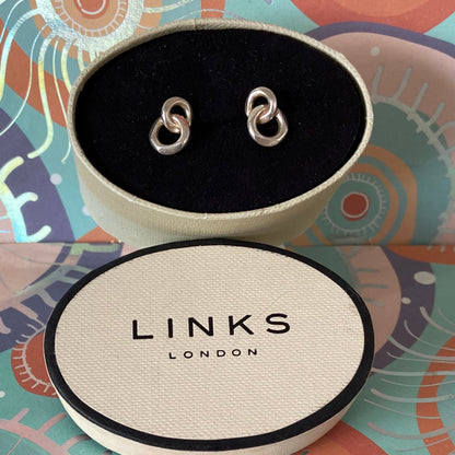 Links of London Silver 20/20 Mini Earrings studs.