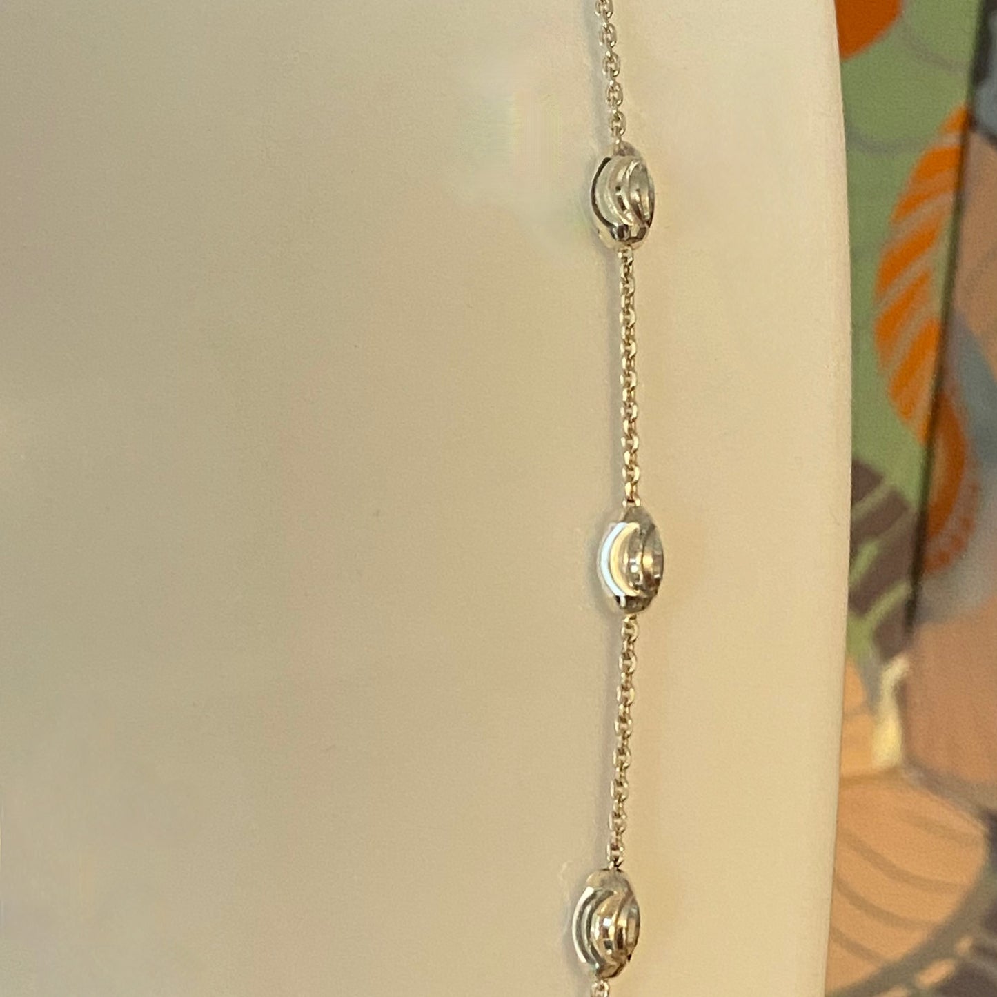 Links of London Sterling Silver Essentials Beaded Necklace – 45cm