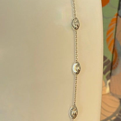 Links of London Sterling Silver Essentials Beaded Necklace – 45cm