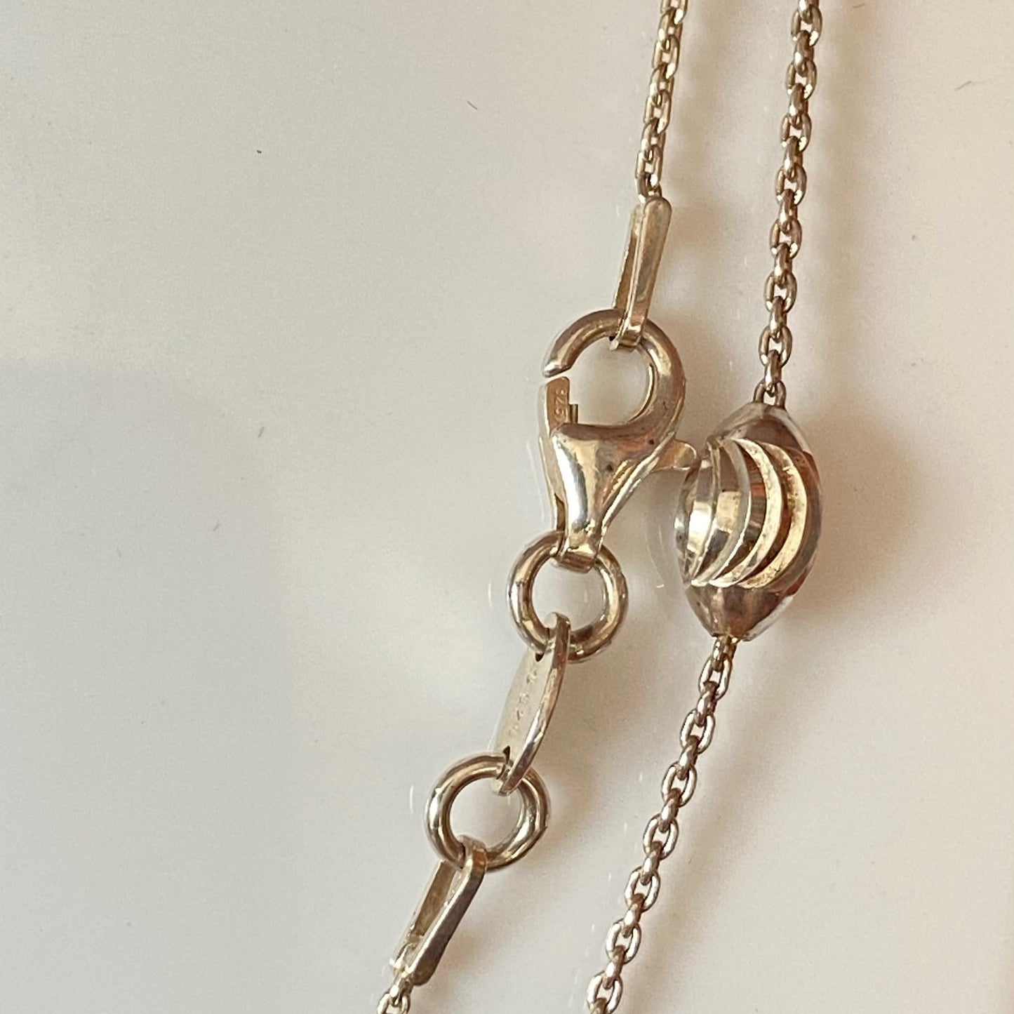 Links of London Sterling Silver Essentials Beaded Necklace – 80cm