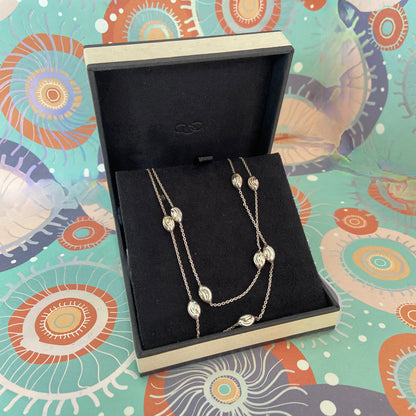 Links of London Sterling Silver Essentials Beaded Necklace – 80cm