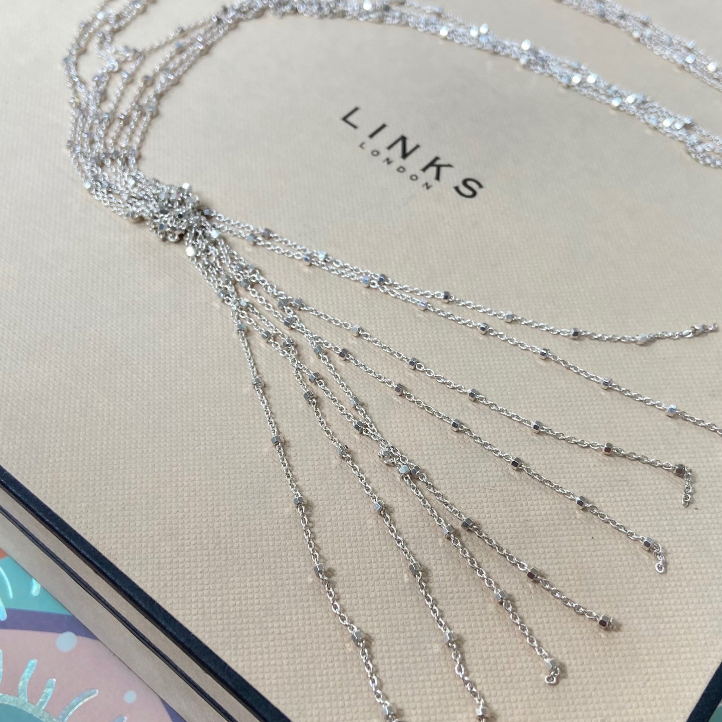 Links of London Multi Strand Knot Necklace with Tassel