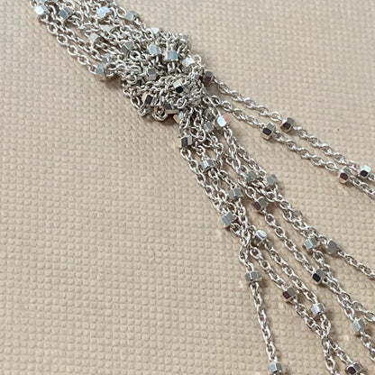 Links of London Multi Strand Knot Necklace with Tassel