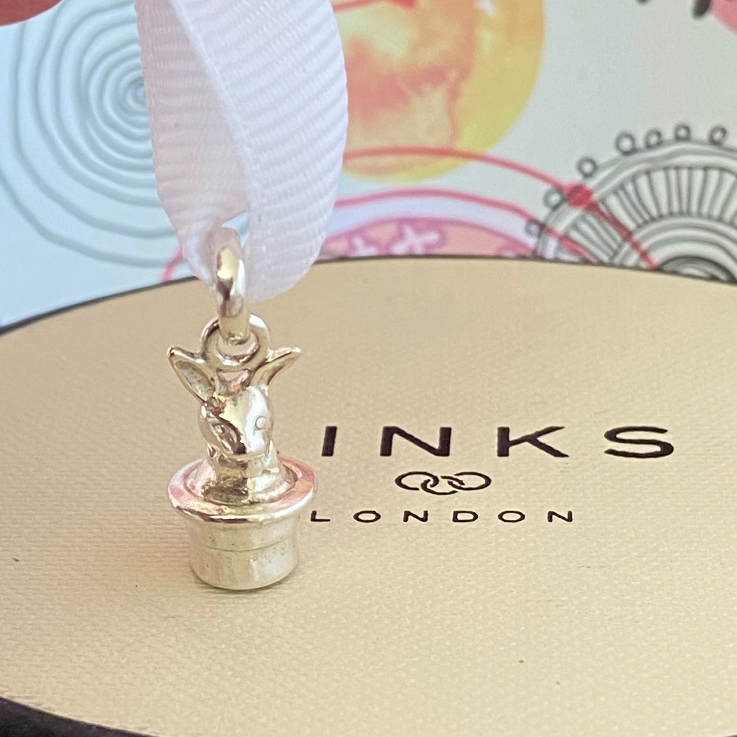 Links of London Rabbit in Top Hat Charm