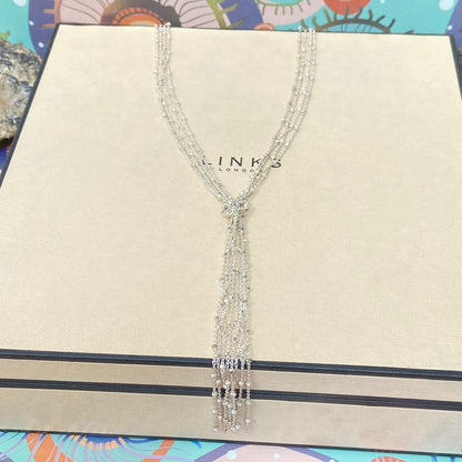 Links of London Multi Strand Knot Necklace with Tassel