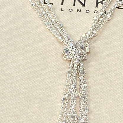 Links of London Multi Strand Knot Necklace with Tassel