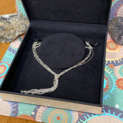 Links of London Multi Strand Knot Necklace with Tassel