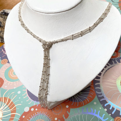 Links of London Multi Strand Knot Necklace with Tassel