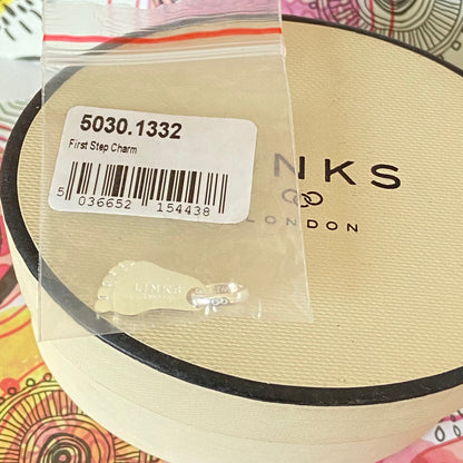New! Links of London  First Step Charm