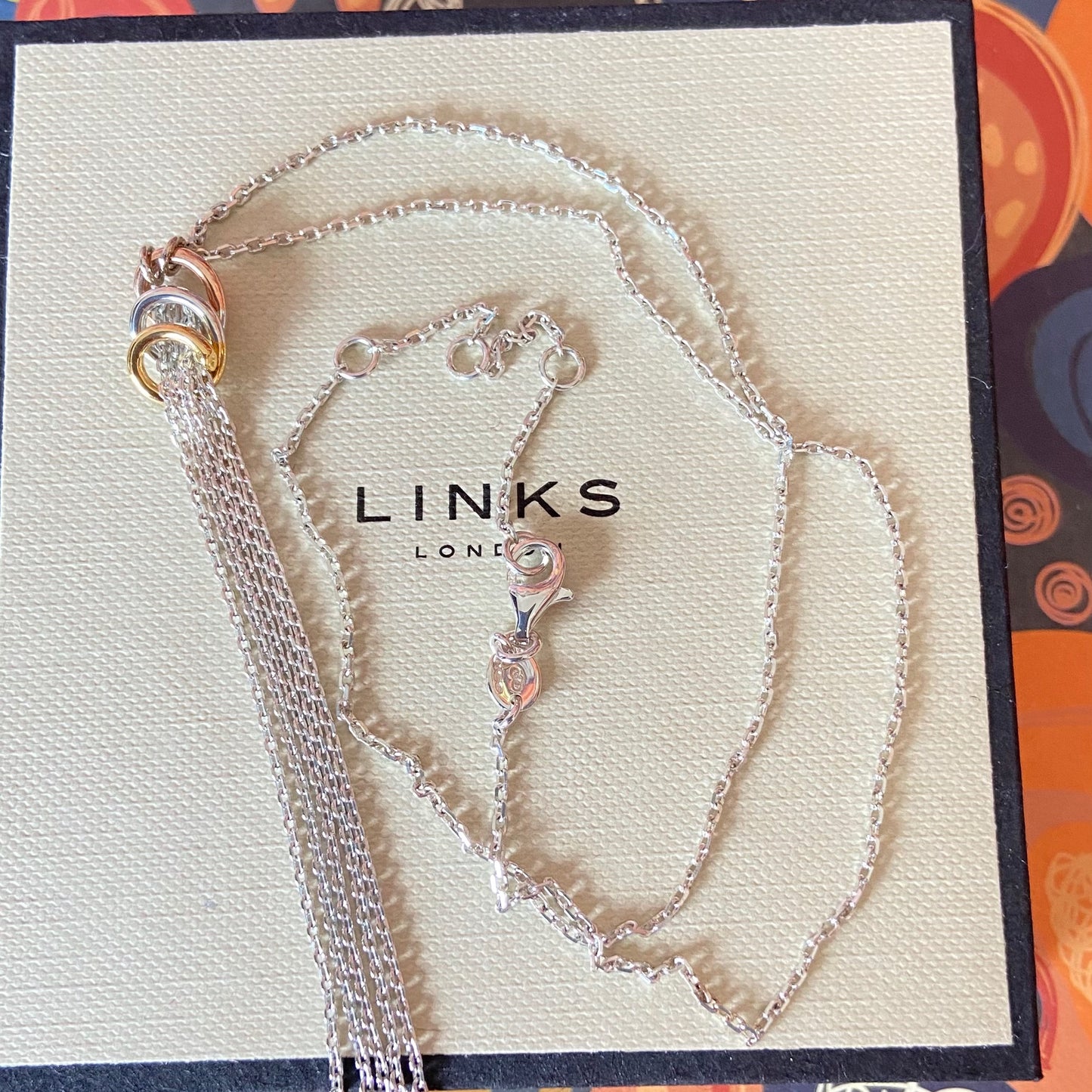Links of London Sterling Silver Aurora Chain drop Necklace  New!