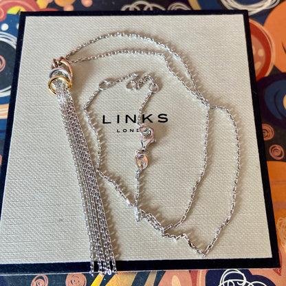 Links of London Sterling Silver Aurora Chain drop Necklace  New!