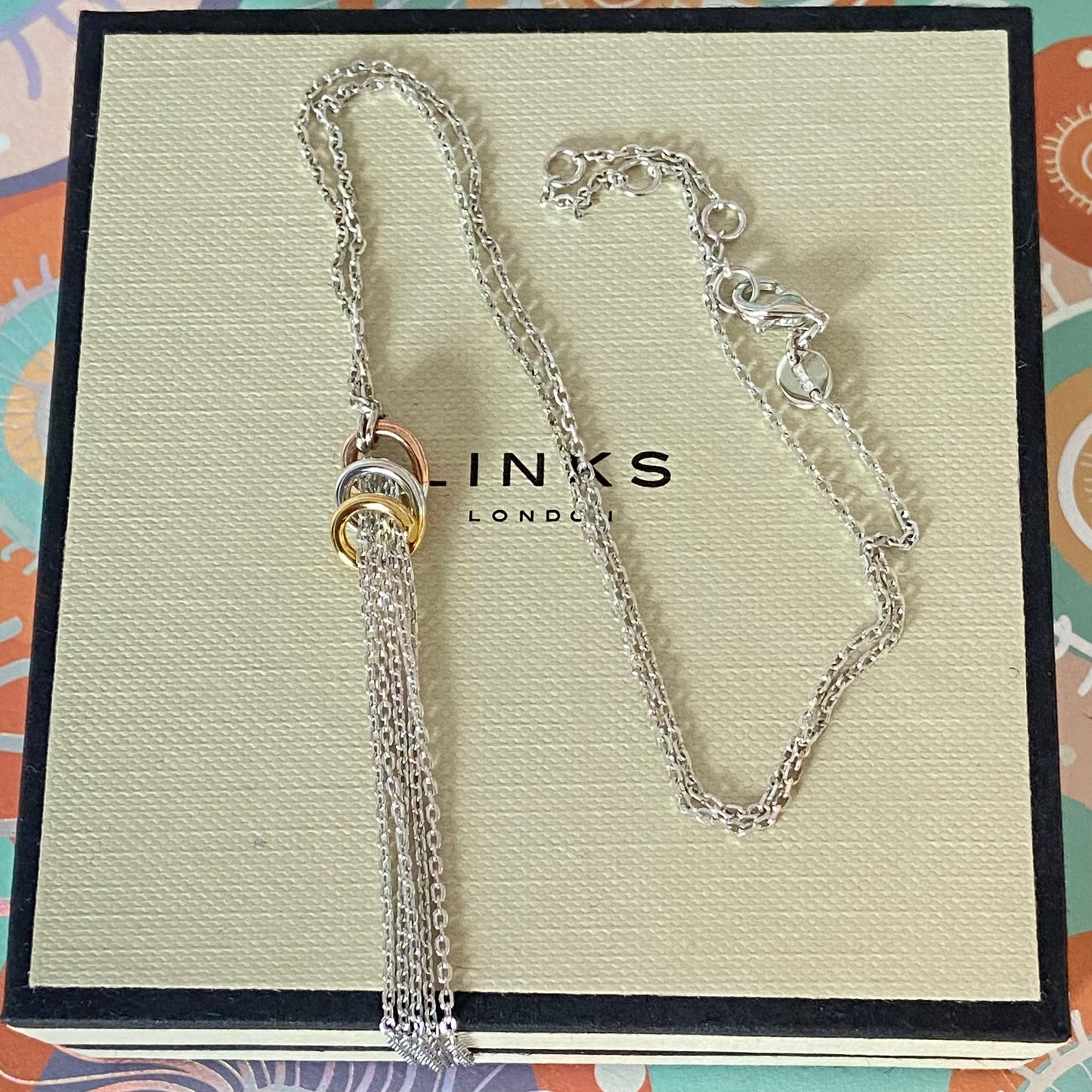 Links of London Sterling Silver Aurora Chain drop Necklace  New!