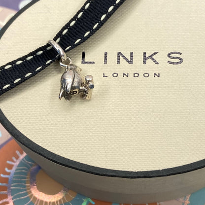 Preloved Links of London Sterling Silver Rare Robin Charm