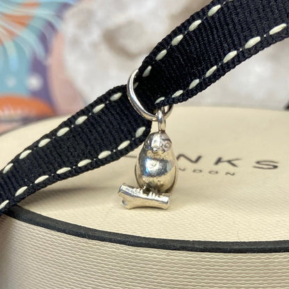 Preloved Links of London Sterling Silver Rare Robin Charm
