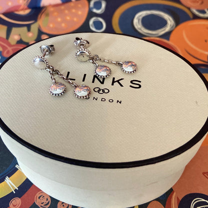 Links of London Amulet Silver Drop Earrings