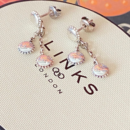 Links of London Amulet Silver Drop Earrings