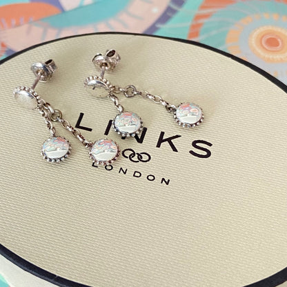 Links of London Amulet Silver Drop Earrings