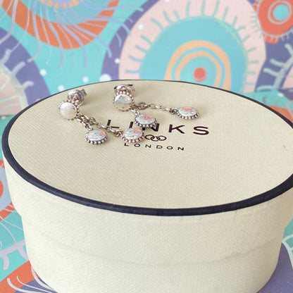 Links of London Amulet Silver Drop Earrings