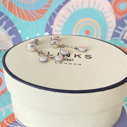 Links of London Amulet Silver Drop Earrings