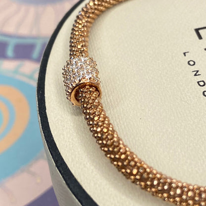 Links of London Sterling Silver Star Dust Bead Bracelet with 18ct Gold Vermeil New!