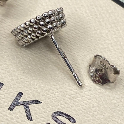 Links of London Sterling Silver Effervescence Pave Cubic Zirconia Heart Stud Earrings