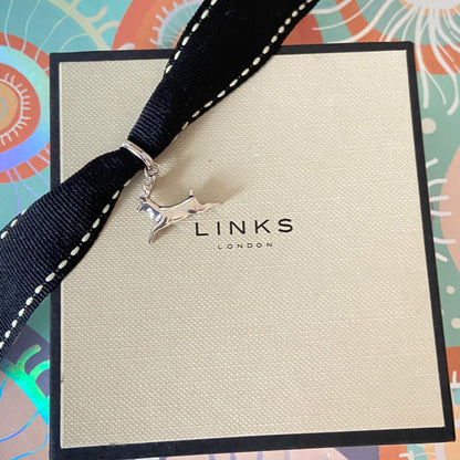 Links of London Silver Jumping Reindeer Charm. New!