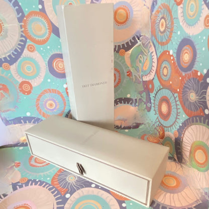 Vintage Hot Diamonds Sterling Silver and Diamond Paradise Open Petal Bracelet