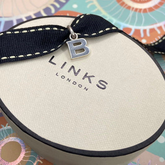 Links of London Preloved Sterling Silver Letter B Charm