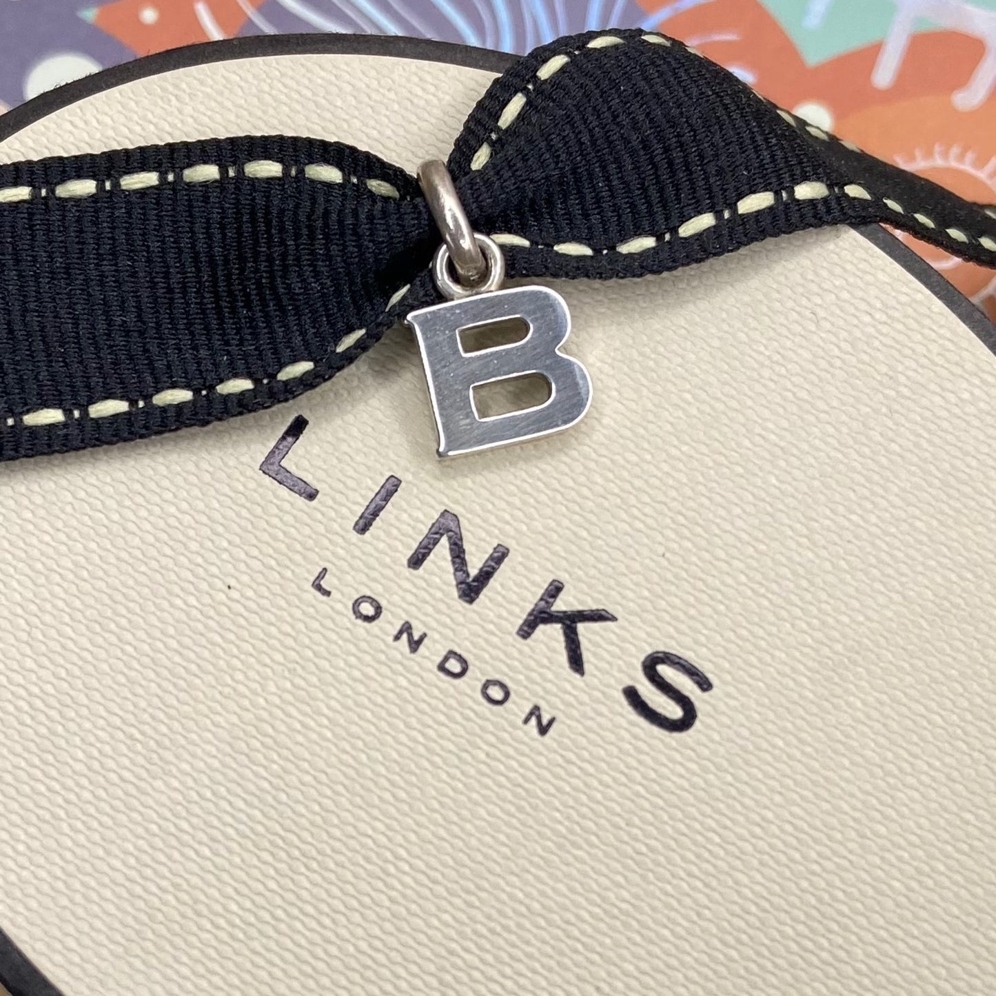 Links of London Preloved Sterling Silver Letter B Charm