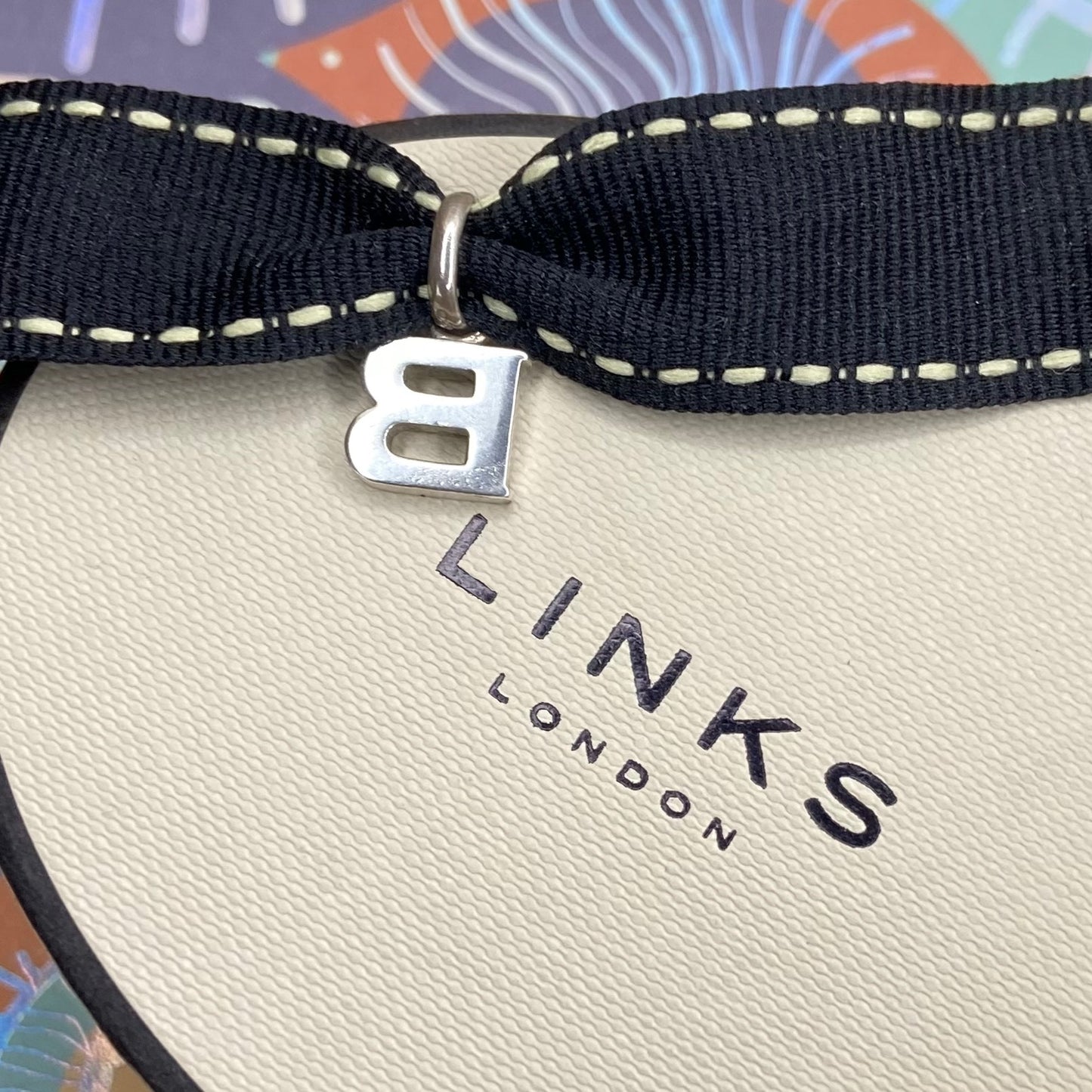 Links of London Preloved Sterling Silver Letter B Charm