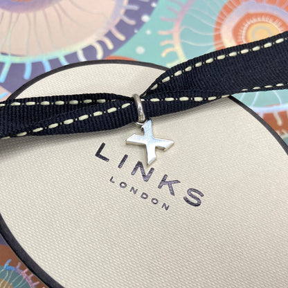 Links of London Preloved Sterling Silver Letter X Charm