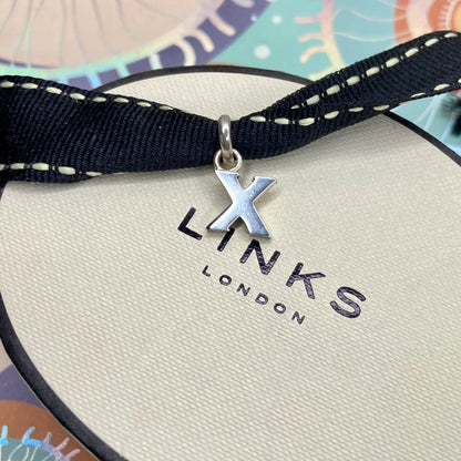 Links of London Preloved Sterling Silver Letter X Charm
