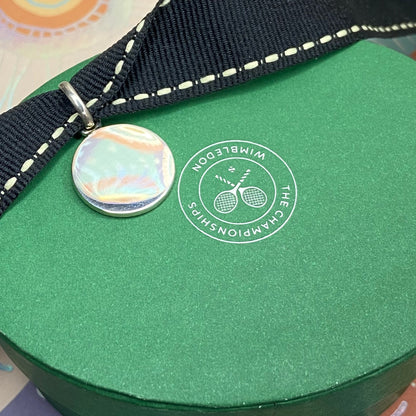 Links of London Sterling Silver Wimbledon Championships Disc Charm. Can be engraved with your personal message. 2012. Very Rare New!