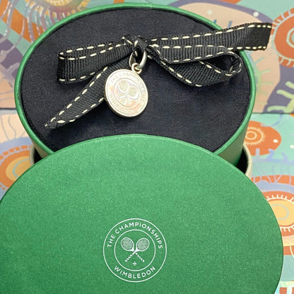 Links of London Sterling Silver Wimbledon Championships Disc Charm. Can be engraved with your personal message. 2012. Very Rare New!