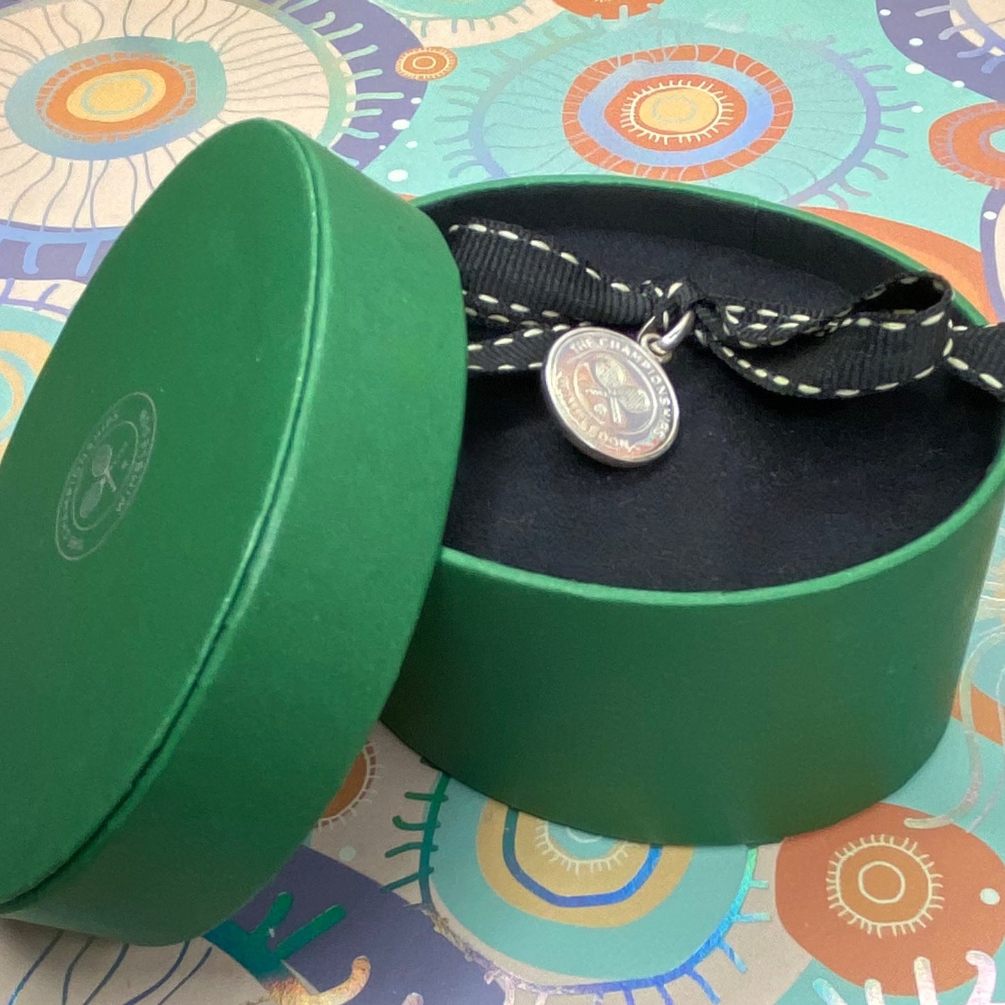 Links of London Sterling Silver Wimbledon Championships Disc Charm. Can be engraved with your personal message. 2012. Very Rare New!