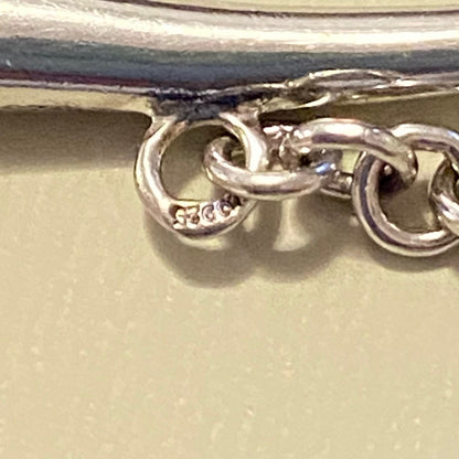 Vintage Hot Diamonds Sterling Silver and Diamond Paradise Open Petal Bracelet