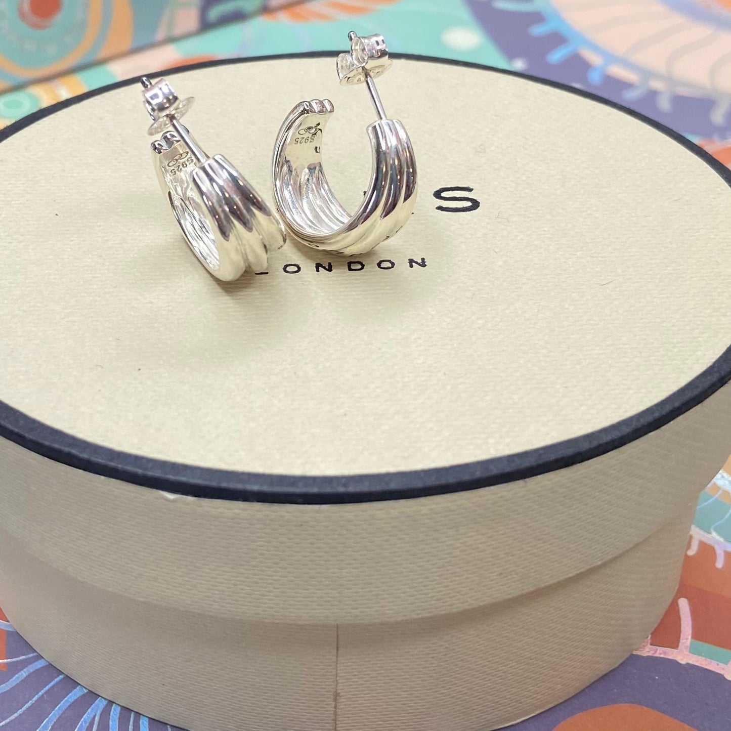 Links of London Sterling Silver Hope Hoop Earrings