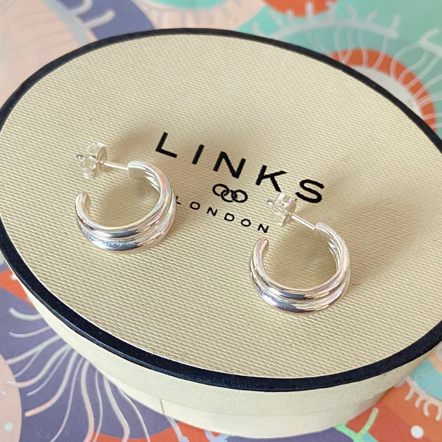 Links of London Sterling Silver Hope Hoop Earrings