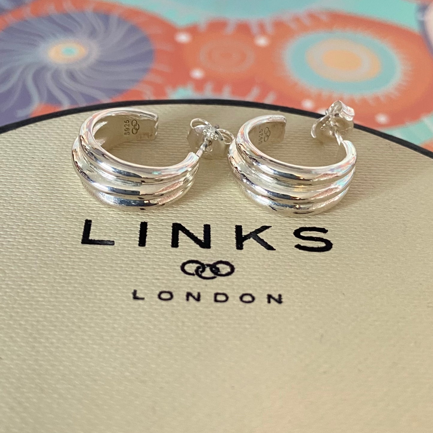 Links of London Sterling Silver Hope Hoop Earrings