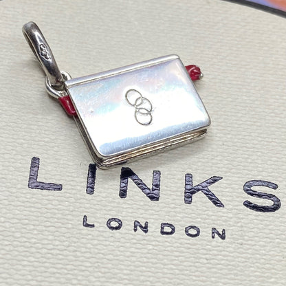 Links of London Sterling Silver Book of Secrets Charm