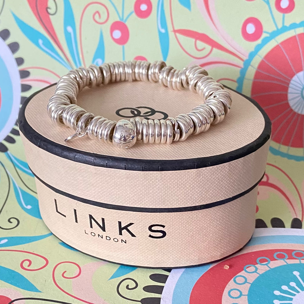 New unused Silver Links of London Iconic Sweetie Bracelet size Small with 48g of Solid Silver