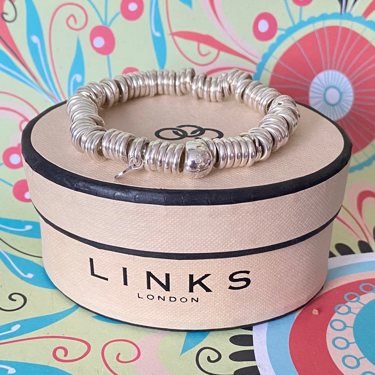 New unused Silver Links of London Iconic Sweetie Bracelet size Small 16cm with 48g of Solid Silver