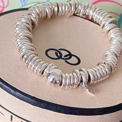 New unused Silver Links of London Iconic Sweetie Bracelet size Small 16cm with 48g of Solid Silver