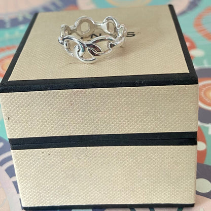 Links of London Sterling Silver Tri Link Ring  size L