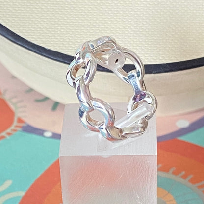 Links of London Sterling Silver Tri Link Ring  size L