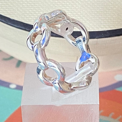 Links of London Sterling Silver Tri Link Ring  size L