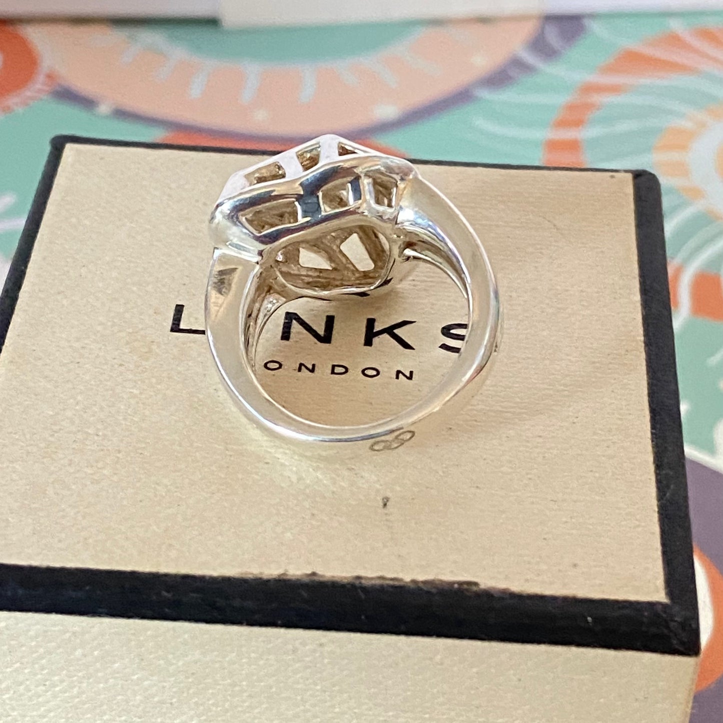 Links of London Sterling Silver Flutter and Wow Ring