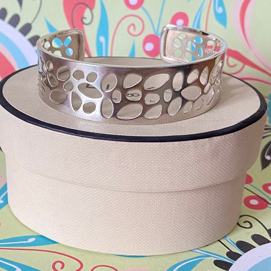 Links of London  Sterling Silver Timeless Bangle 18.5cm wide, 19mm width
