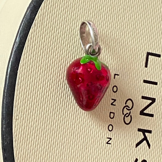 Links of London Strawberry Sterling Silver Charm