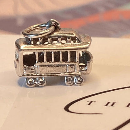 Sterling Silver Vintage  San Francisco Cable Car charm